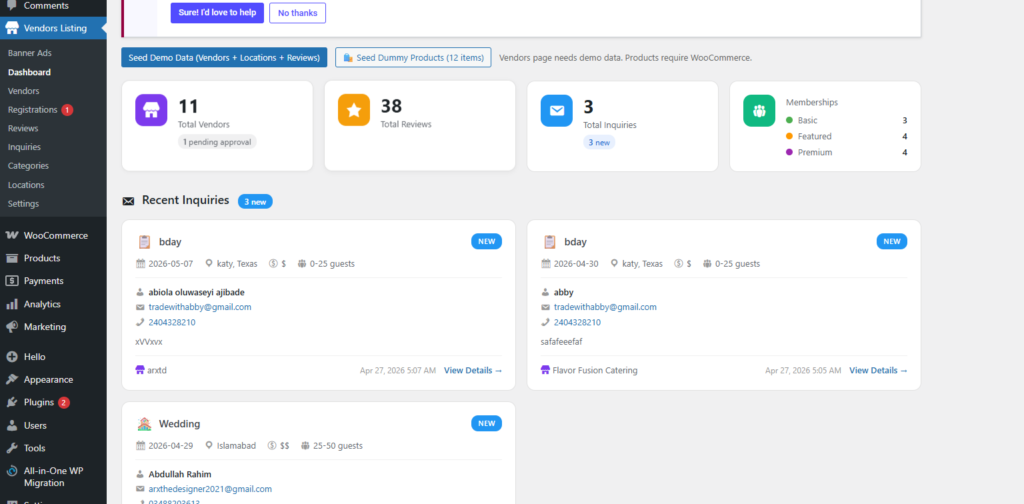 VendProList